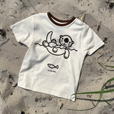 T-SHIRT BØRN HAVODDER BEIGE 3