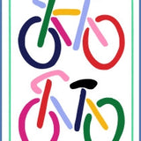 GREETING CARD 2 CYCLES WHITE