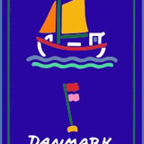 GREETING CARD DENMARK NAVY