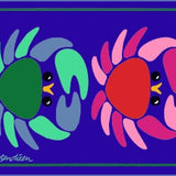 GREETING CARD 2 CRABS NAVY