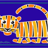 GREETING CARD TIGER NAVY