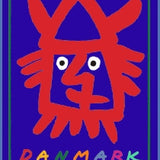 GREETING CARD VIKING NAVY