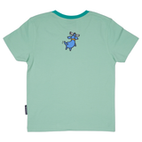 T-SHIRT KIDS FARM GREEN