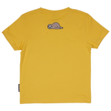 T-SHIRT KIDS SLOTH CURRY YELLOW