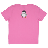 T-SHIRT KIDS PENGUIN KID PINK