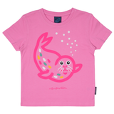 T-SHIRT KIDS SEAL PINK