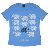 T-SHIRT SLIM FIT BLACK SHEEP BLUE
