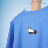 T-SHIRT VOKSEN PINGVIN BLÅ 4