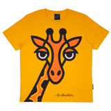 T-SHIRT ADULT GIRAFFE YELLOW