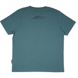 T-SHIRT ADULT SNEAKY CROCODILE GREEN