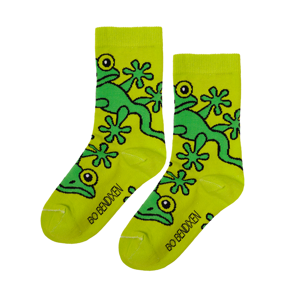 STRØMPER GEKKO LIME 2