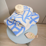 TOWEL FUNNY SEAGULLS CREAM/LIGHT BLUE 50 x 100