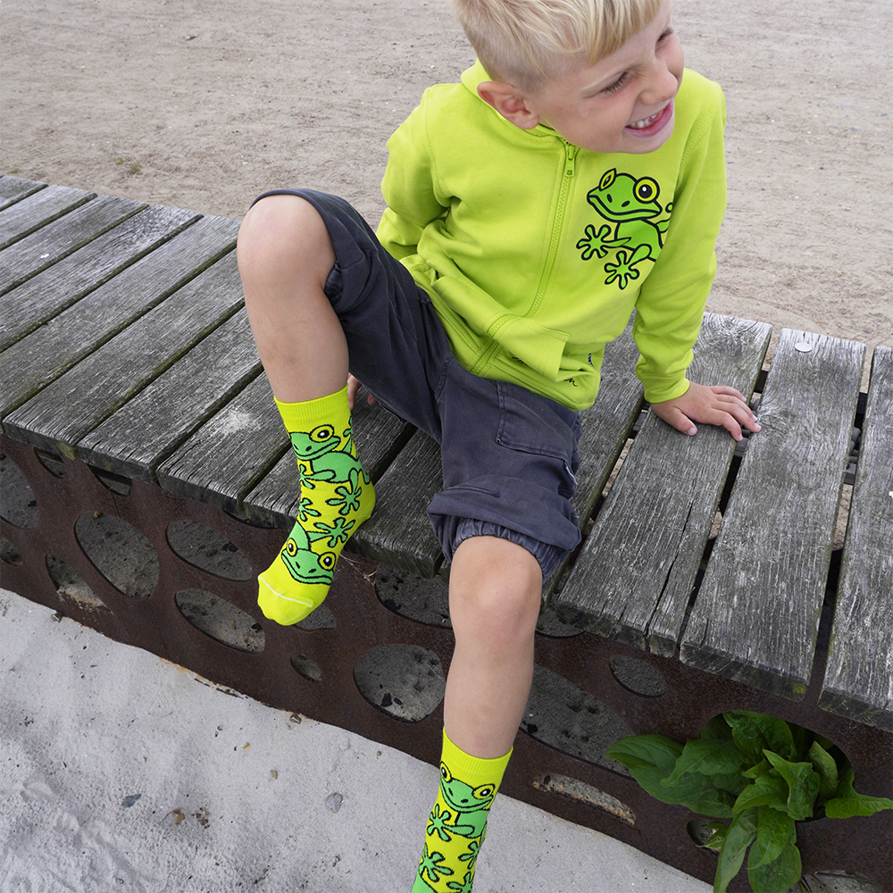 STRØMPER GEKKO LIME 4