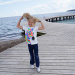 T-SHIRT BØRN SLIM FIT ZEBRA MULTI COLOR  3