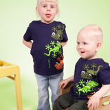 T-SHIRT KIDS GECKO NAVY