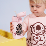 WATER BOTTLE THERMO KIDS SEA OTTER WITH BABY