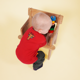 T-SHIRT KIDS GIRAFFE RED