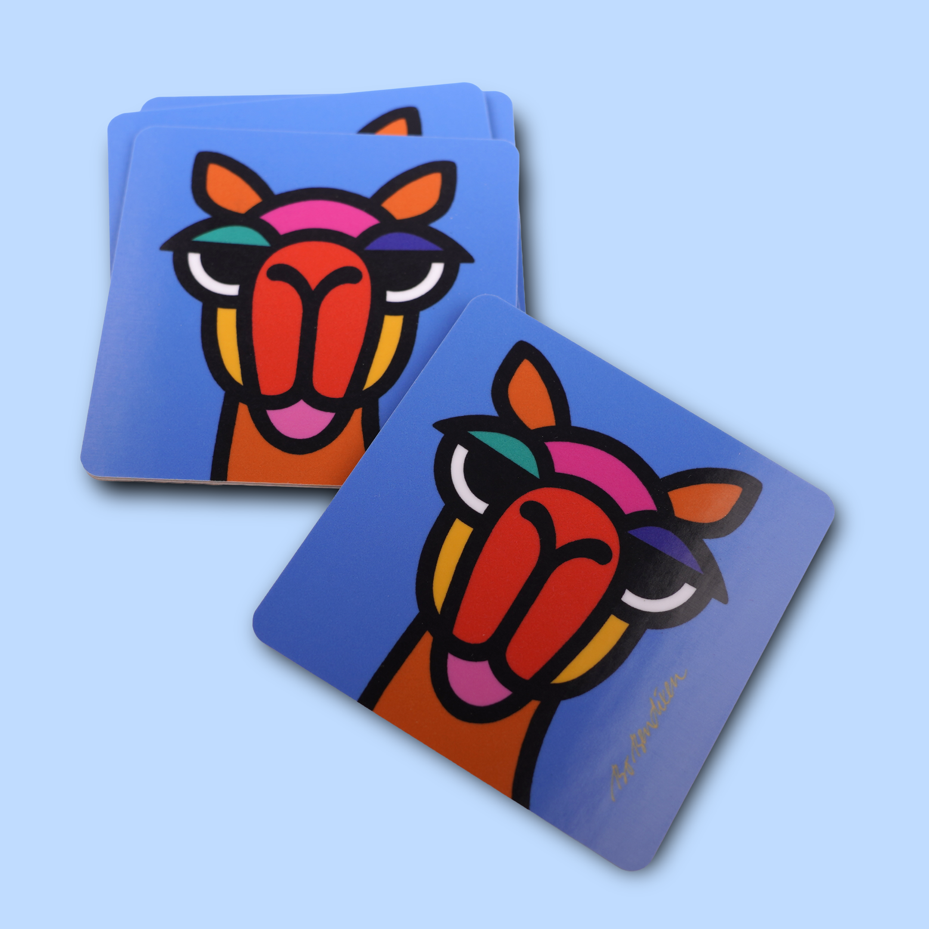 COASTER KAMEL 9X9 CM 2