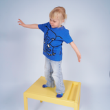 T-SHIRT KIDS ELEPHANT BLUE