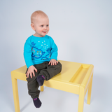 T-SHIRT L/S KIDS 2 SEALS TURQUOISE