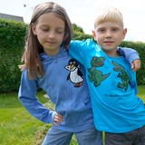 T-SHIRT BØRN 2 T-REX TURKIS  3