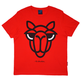 T-SHIRT VOKSEN KAMEL RØD 1