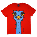 T-SHIRT VOKSEN STRUDS RØD 1