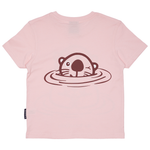 T-SHIRT BØRN HAVODDER MED BABY PINK 2