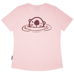 T-SHIRT SLIM FIT HAVODDER MED BABY PINK 2