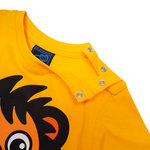 T-SHIRT LANGÆRMET BABY LØVE GUL 2