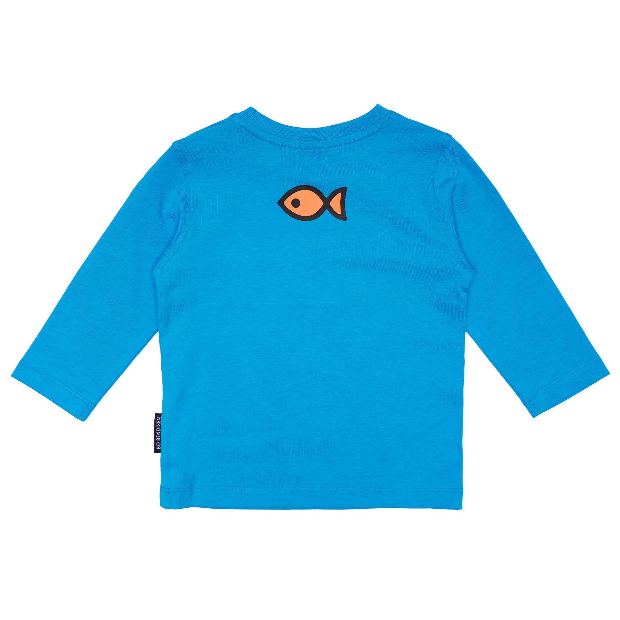 T-SHIRT LANGÆRMET BABY HAVSKILDPADDE TURKIS 2