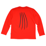 T-SHIRT VOKSEN LANGÆRMET TIGER RØD 2