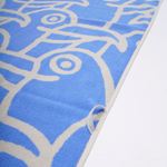 HÅNDKLÆDE SJOVE MÅGER CREME/LYSEBLÅ 50 X 100 4