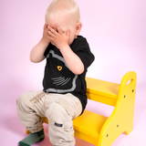 T-SHIRT KIDS PANTHER BLACK
