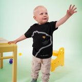 T-SHIRT KIDS PANTHER BLACK