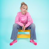 SWEATSHIRT BØRN SÆL PINK