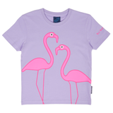 T-SHIRT KIDS FLAMINGO PURPLE