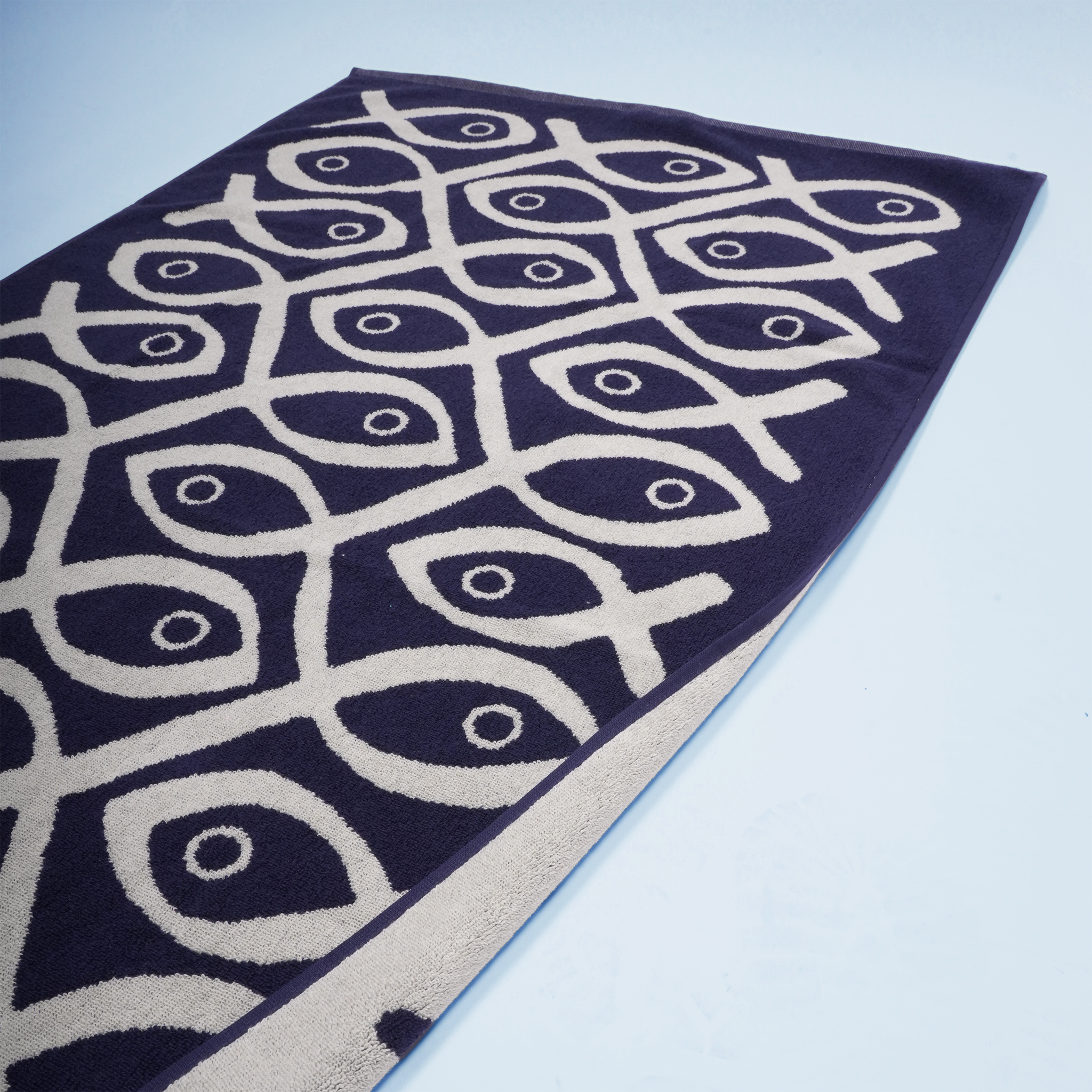 HÅNDKLÆDE SUSHI NAVY 70 X 140 2