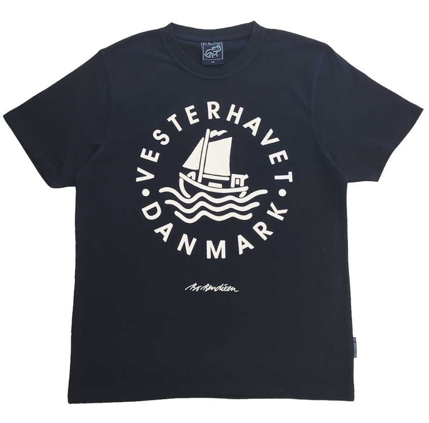 T-SHIRT VOKSEN VESTERHAVET NAVY 1