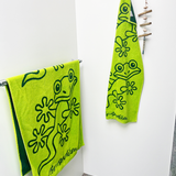 HÅNDKLÆDE GEKKO LIME 70 X 140  3