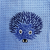 KIMONO VAFFEL PINDSVIN BLÅ 2