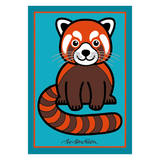 POSTKORT RØD PANDA 1