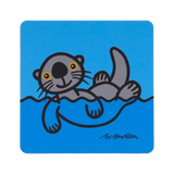 COASTER SEA OTTER 9X9 CM