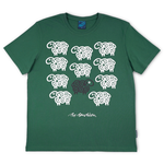 T-SHIRT VOKSEN BLACK SHEEP GRØN 1