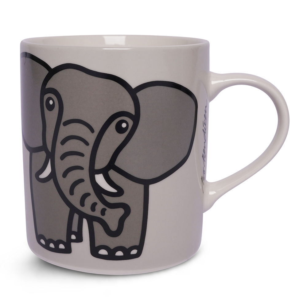KRUS ELEFANT GRÅ 3
