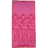 HÅNDKLÆDE FLAMINGO RØD 50 X 100  2