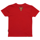 T-SHIRT BØRN GIRAF RØD 2