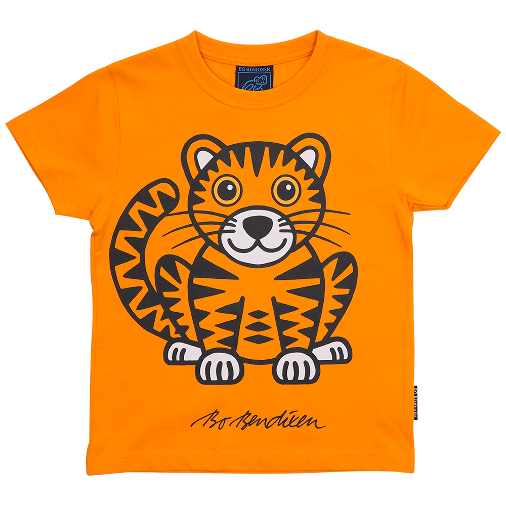 T-SHIRT BØRN TIGER ORANGE 1