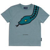 T-SHIRT BØRN SLANGE GRØN 1