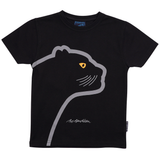 T-SHIRT BØRN PANTER SORT 1